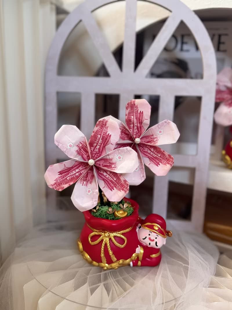 小財神 開幕禮 鈔票花禮