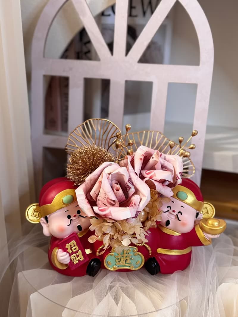 小財神 開幕禮 鈔票花禮