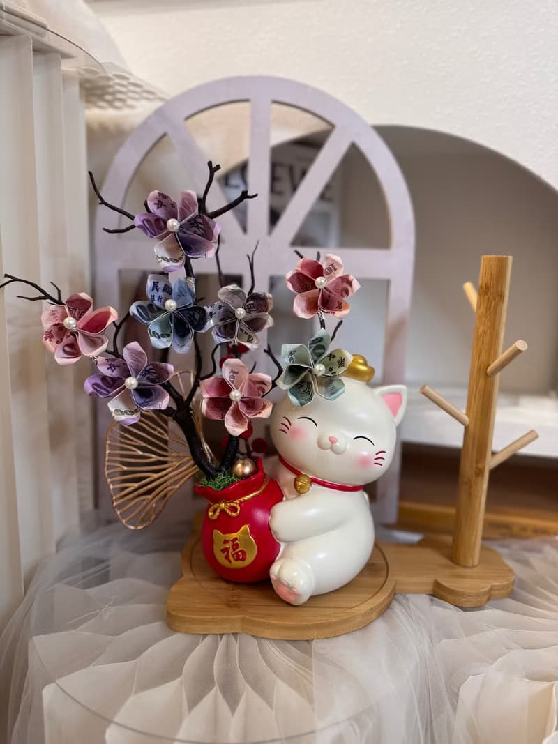 小財神 開幕禮 鈔票花禮