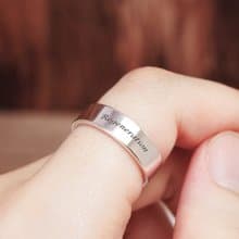 經典銀戒 5mm寬版 925純銀戒指 刻字訂製 男戒 女戒 戒指