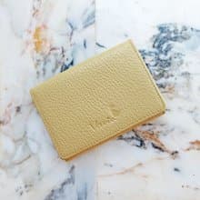 Custard Yellow Mini Purse / Cow Leather