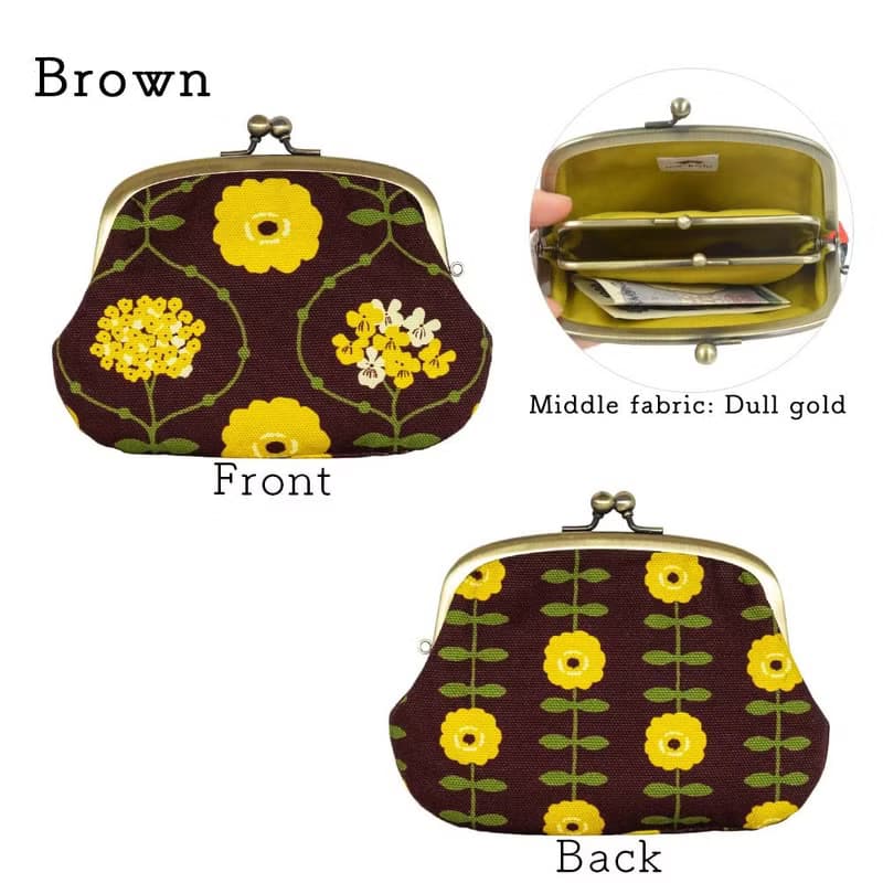 親子がま口 はなつつみ 日本伝統柄 がま口 財布 小銭入れ ウォレット