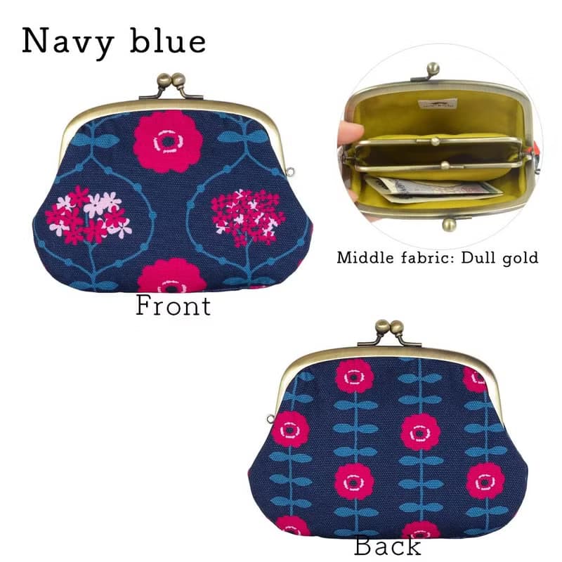 親子がま口 はなつつみ 日本伝統柄 がま口 財布 小銭入れ ウォレット