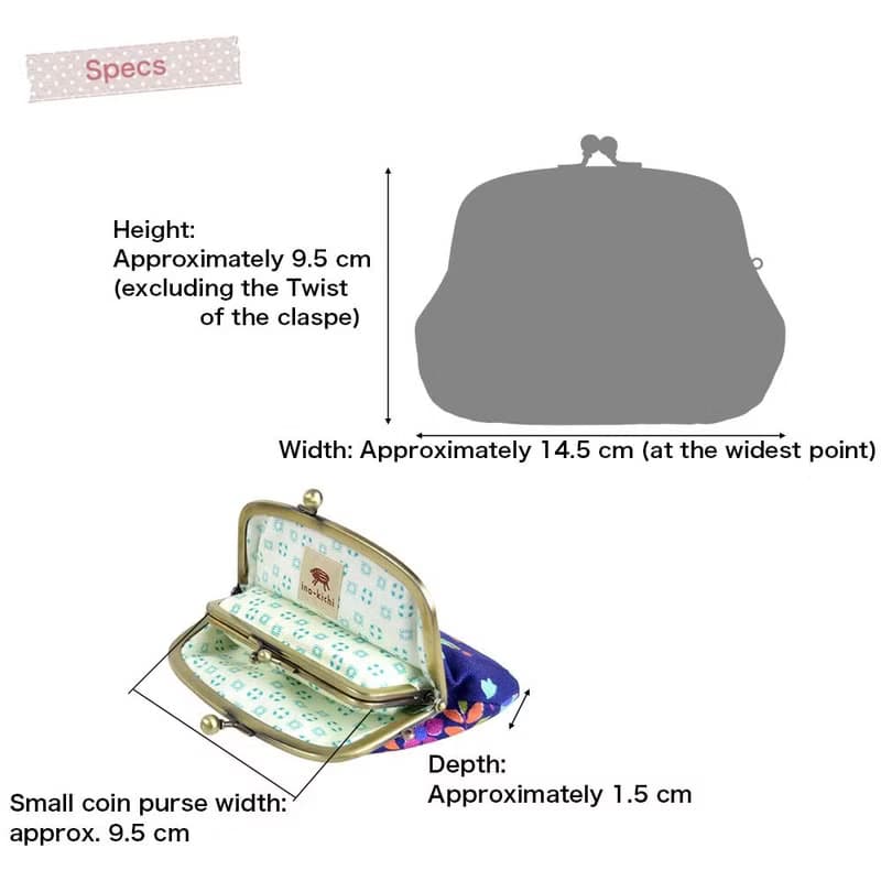親子がま口 はなつつみ 日本伝統柄 がま口 財布 小銭入れ ウォレット