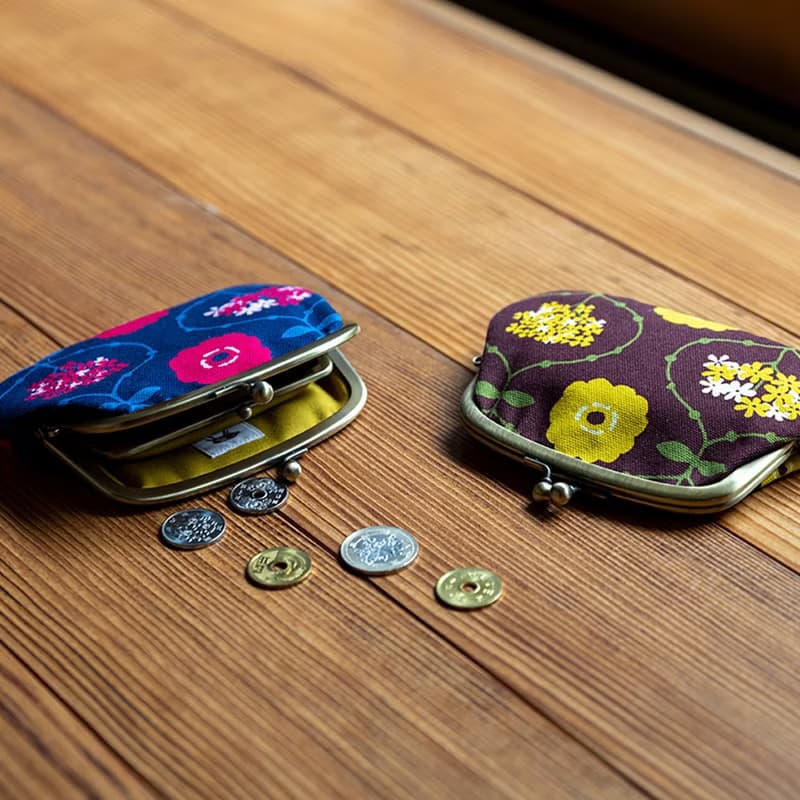 親子がま口 はなつつみ 日本伝統柄 がま口 財布 小銭入れ ウォレット