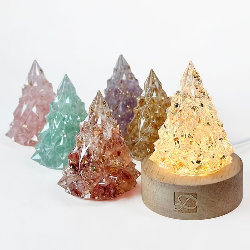 M號水晶聖誕樹燈座 | 6款水晶 | 聖誕禮物 交換禮物 生日禮物