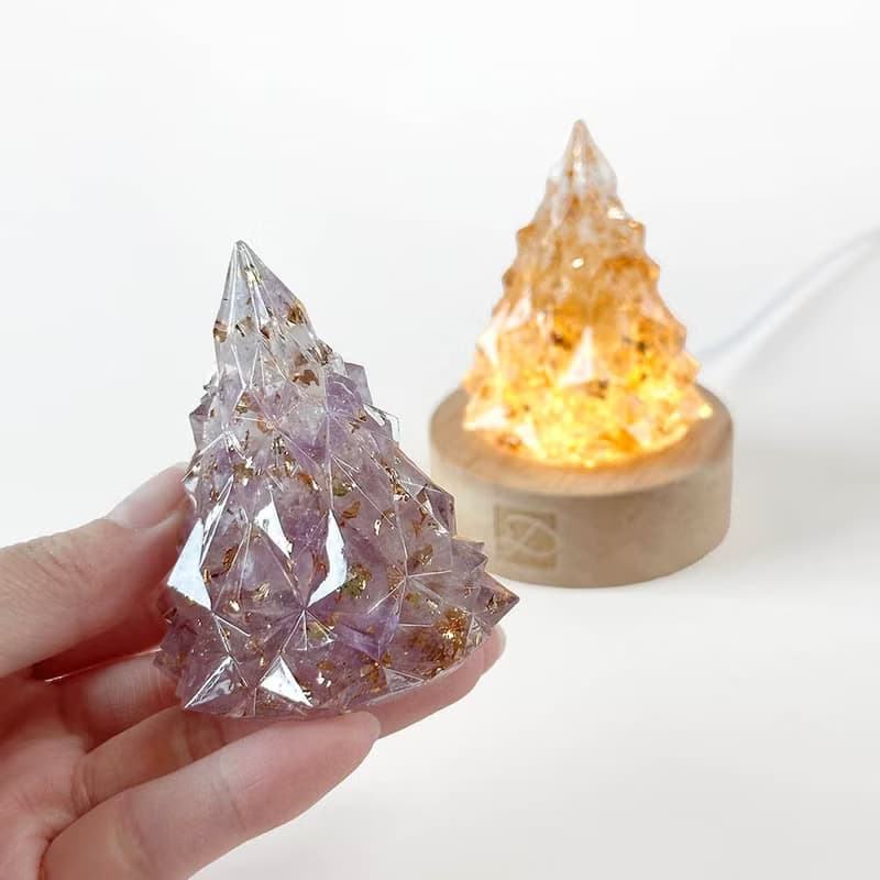 M號水晶聖誕樹燈座 | 6款水晶 | 聖誕禮物 交換禮物 生日禮物