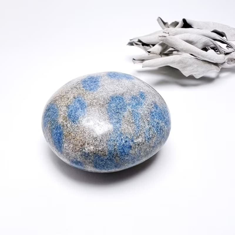 減輕。手把 一圖一物 療癒 高振頻礦石 l K2 Blue石 共生礦 l