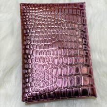 羊皮桃紅鱷魚紋質感護照套護照包SS23可加工防丟伸縮掛勾母親節禮