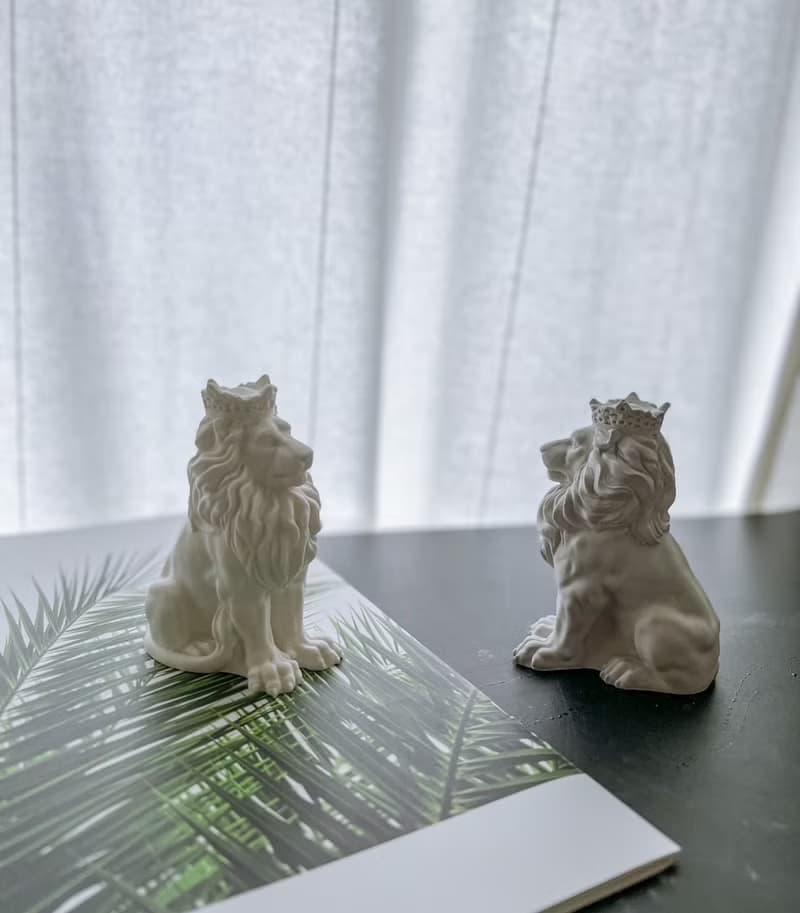 【居家擺飾】香氛造型擴香石- 霸氣皇冠獅子