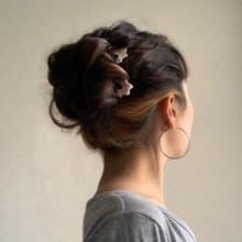 KANZASHI Hair pin 【Basic / Curvy / Pink Gold】