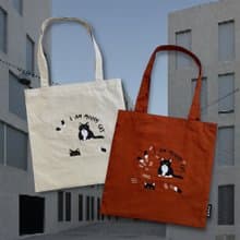 Tote Bag : Moody Cat