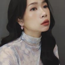 淡雪草莓  樹脂水晶花耳環 耳夾耳針