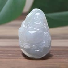 冰種翡翠彌勒佛 | 天然緬甸玉A貨翡翠 | 送禮