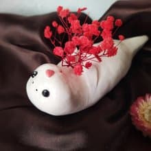 我就是很可愛系列  海豹寶寶花器