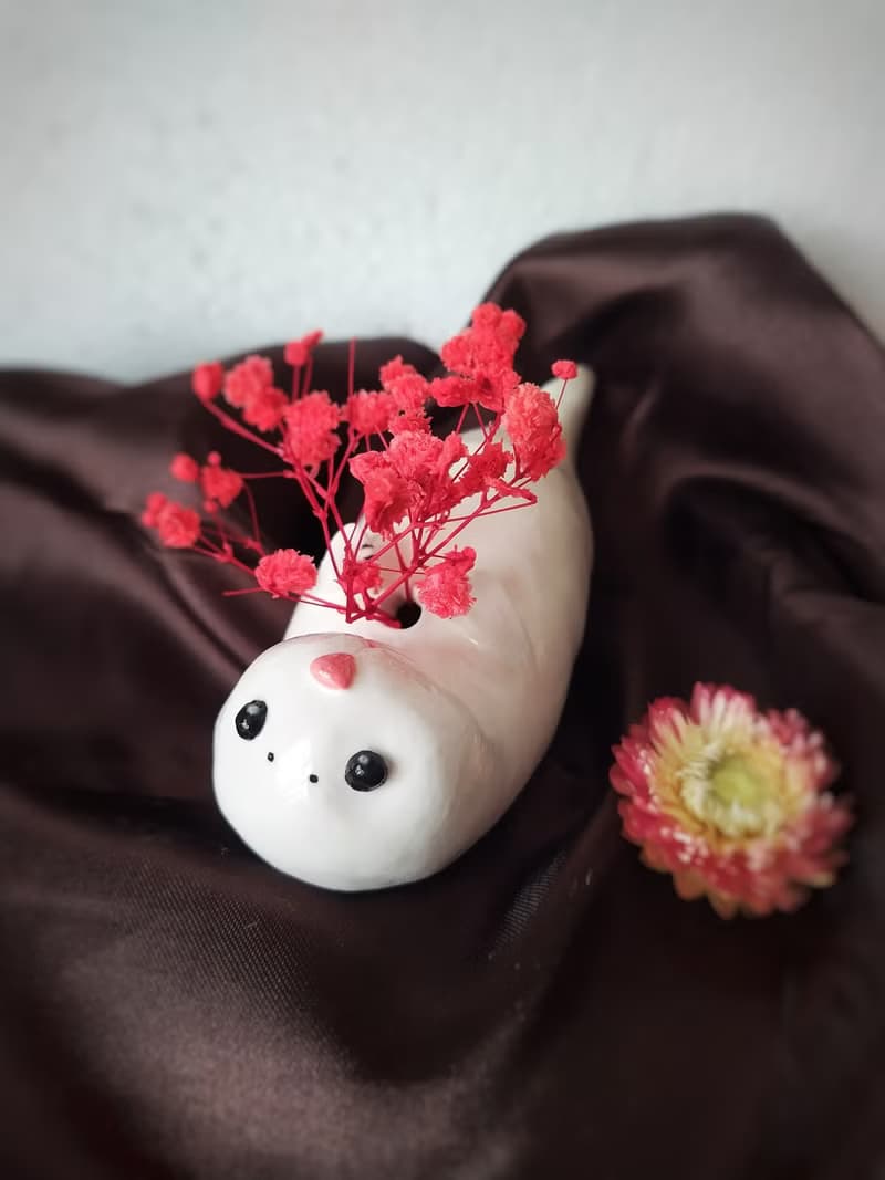 我就是很可愛系列  海豹寶寶花器