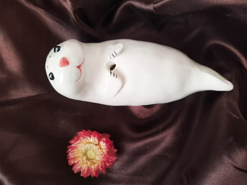 我就是很可愛系列  海豹寶寶花器