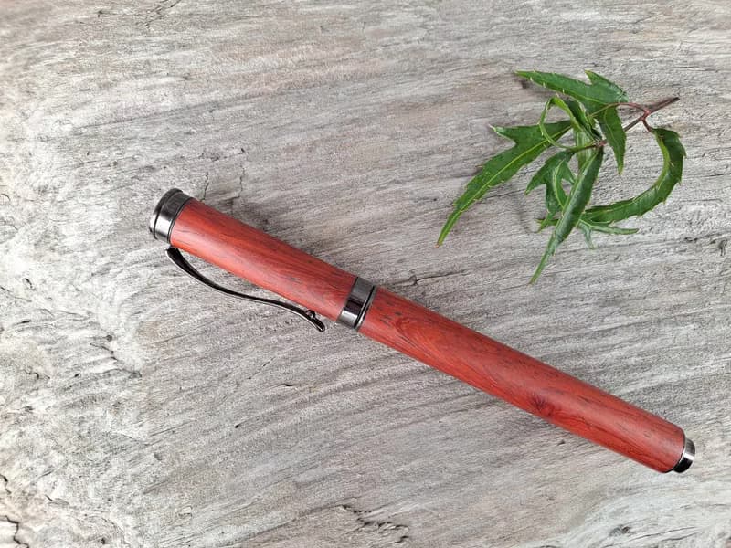 紅酸枝 原木 手工筆 鋼筆