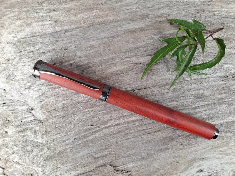 紅酸枝 原木 手工筆 鋼筆