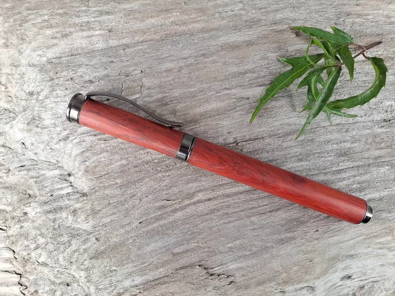 紅酸枝 原木 手工筆 鋼筆