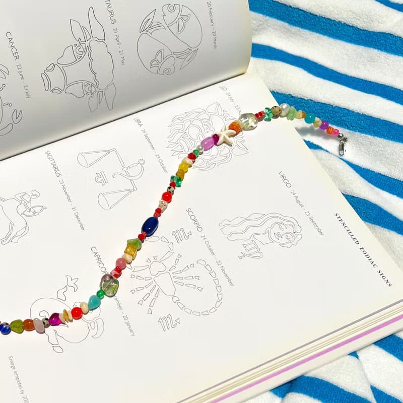 Necklace Valerie • Handmade Beaded Jewelry • Jade Stones • 925 Silver Sterling