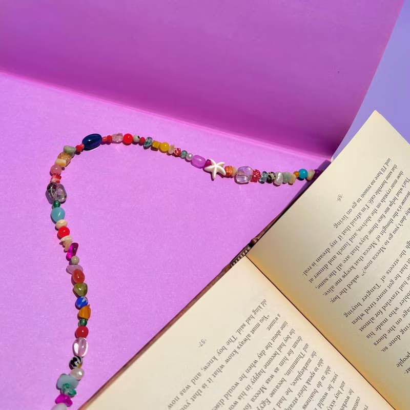 Necklace Valerie • Handmade Beaded Jewelry • Jade Stones • 925 Silver Sterling