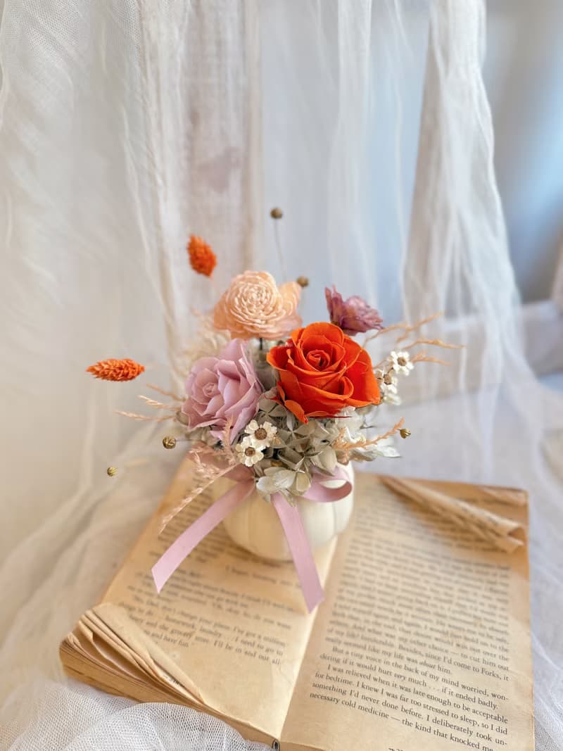 現貨永生花桌花  擴香桌花 開幕禮 新居禮 聖誕節禮物 交換禮物