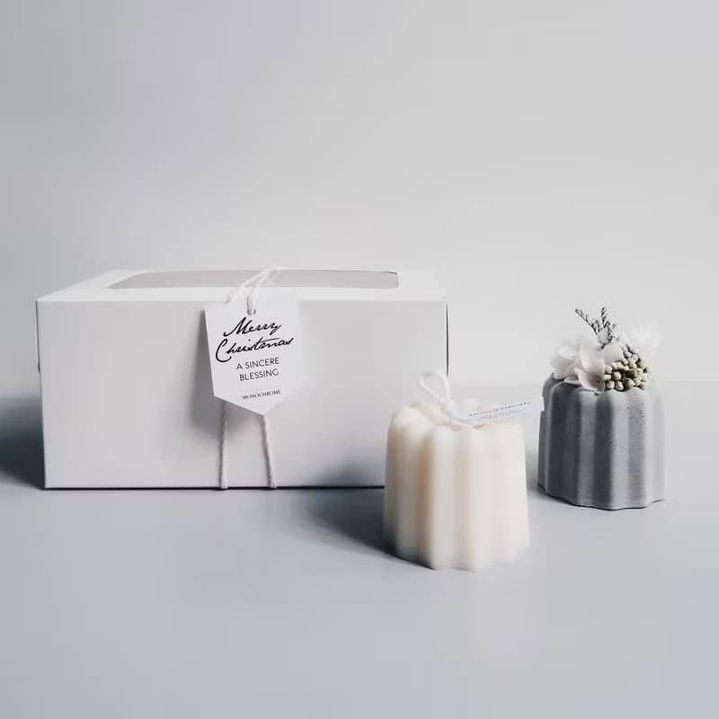 CANELÉ 法式可麗露 | 天然大豆蠟燭&不凋花水泥擴香石禮盒
