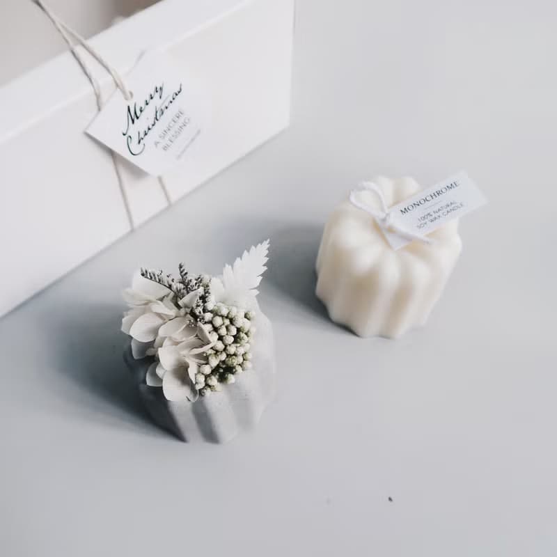 CANELÉ 法式可麗露 | 天然大豆蠟燭&不凋花水泥擴香石禮盒