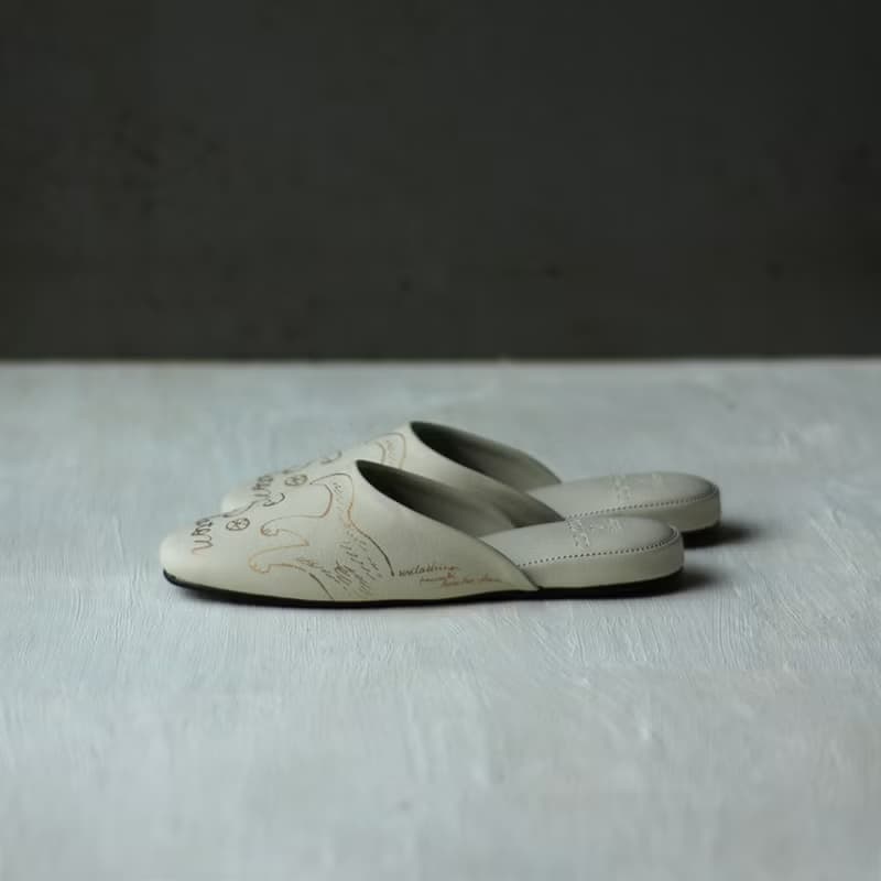 CLOAKROOMS OF .Fuller 室內拖鞋 設計款-chaton white