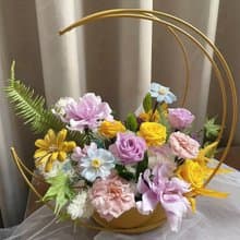 【永生花禮】紫梔子永生花/開幕花禮/升遷花禮/祝賀花禮