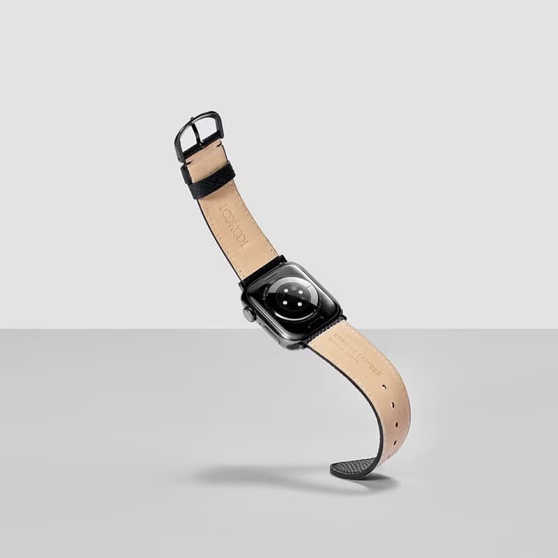 Apple Watch 經典黑 • 贈皮革油 真皮 皮革 手錶 錶帶