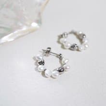 【NEW新品上市】浪沫。錯落珍珠耳環