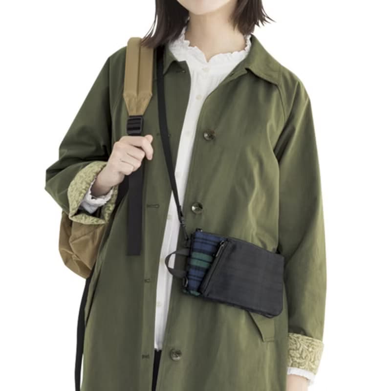 【Kraso】多隔層縱橫輕巧手機揹袋