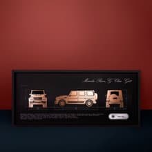 【專屬 訂製禮】刻劃回憶汽車掛畫 - 車頭+車側+車尾款