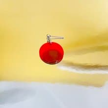 孕育 琉璃耳環 單邊1只 窗花復古耳環 手作飾品 醫療鋼耳環