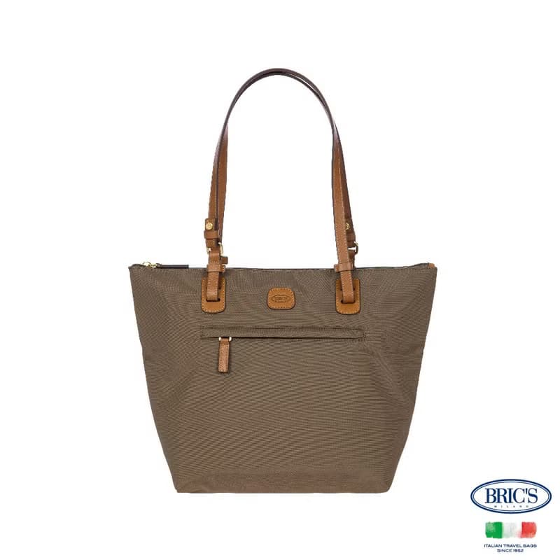 【BRIC' S】X-Bag 3合1 中尺寸 手提肩背袋(附小側包包)-堅果摩卡
