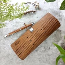 茉樂手盒/A1柚木/品味自然風/平行紋/筆盒/眼鏡盒/小物收納/送禮