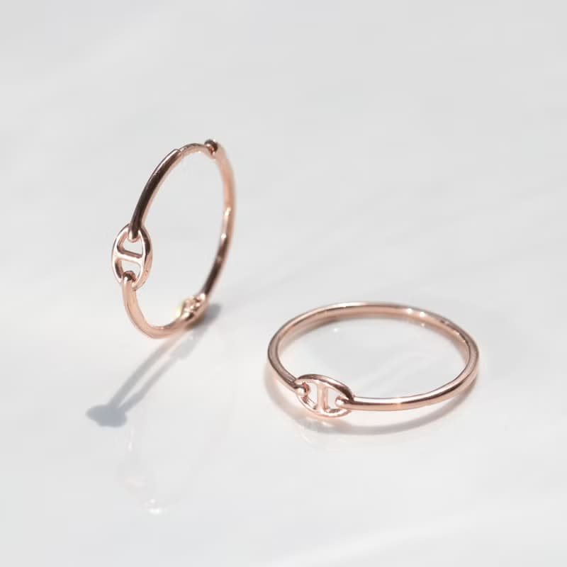 14K 馬蹄造型耳扣耳環 (內徑 17mm)