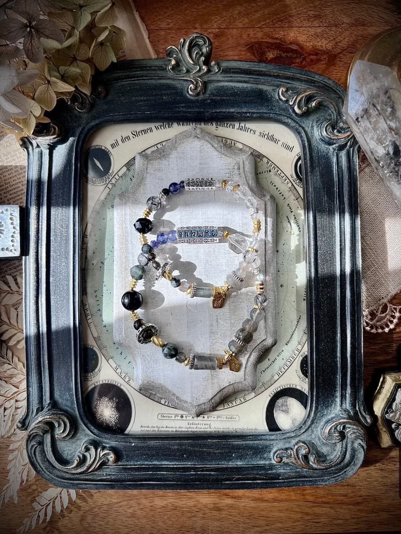 -光影-天然水晶手鏈/黃銅手鍊