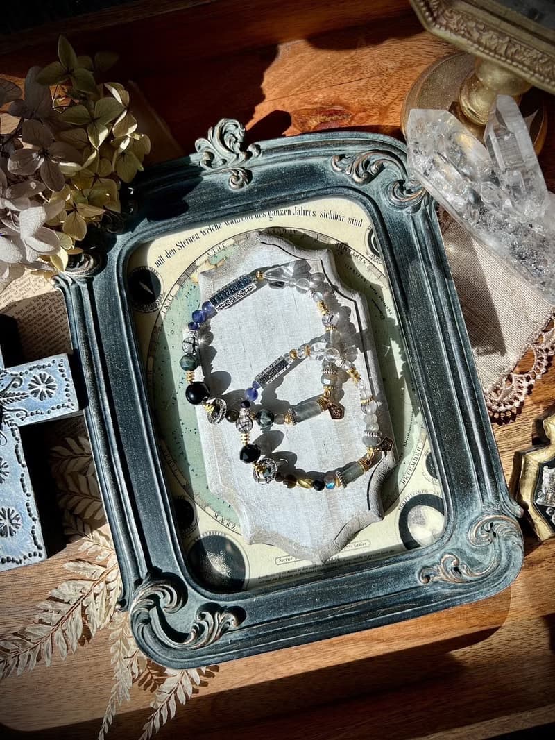 -光影-天然水晶手鏈/黃銅手鍊