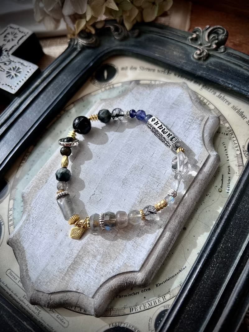 -光影-天然水晶手鏈/黃銅手鍊