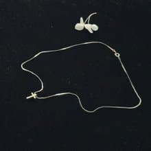 50488- 迷人法國古董十字架項鍊