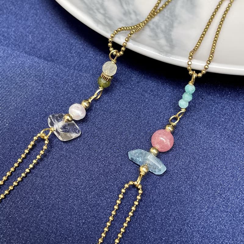 老林雜貨 | 橄欖石白水晶手鍊