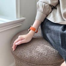 Italian epsom leather strap for galaxy watch8 apple watch11