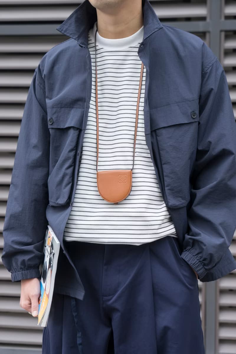 SHIRTS 海軍藍廓形寬松復古工裝長袖襯衫戶外多袋日系Cityboy