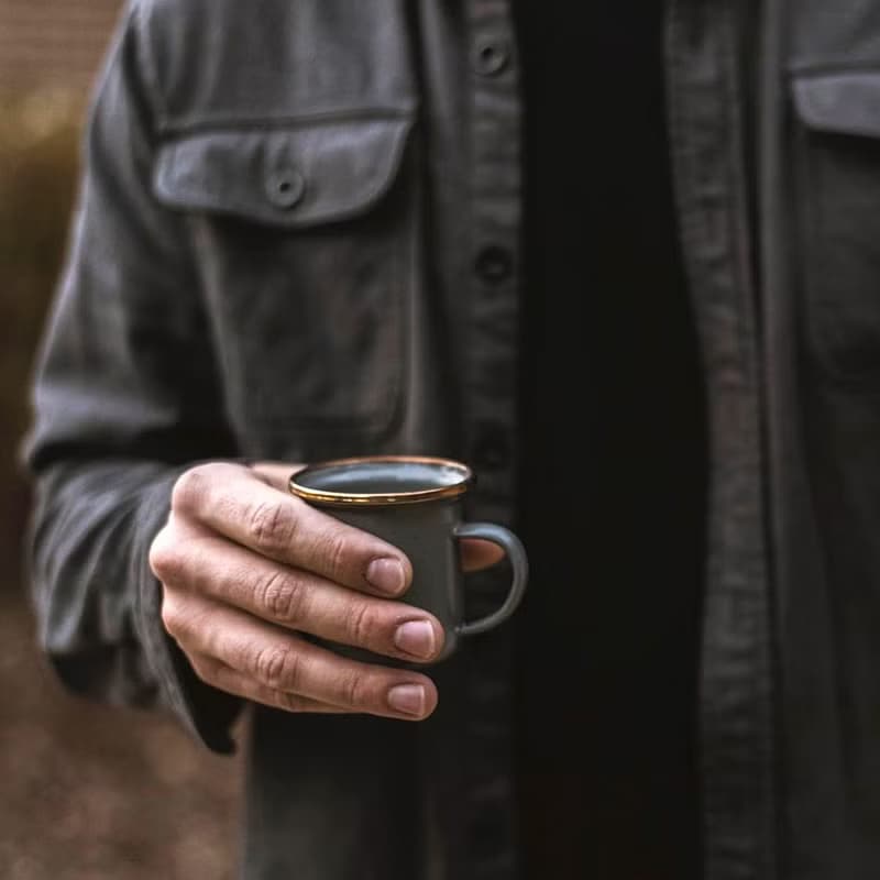 【兩入一組】Barebones 迷你琺瑯杯組 CKW-375 / 石灰色 (4oz)