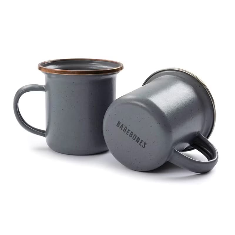 【兩入一組】Barebones 迷你琺瑯杯組 CKW-375 / 石灰色 (4oz)