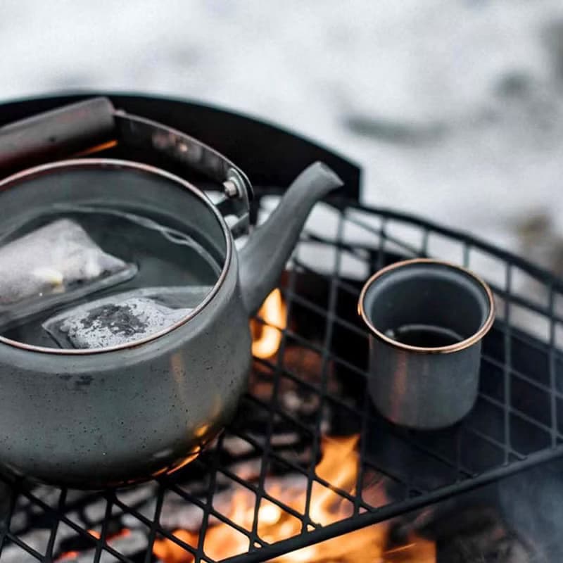 【兩入一組】Barebones 迷你琺瑯杯組 CKW-375 / 石灰色 (4oz)