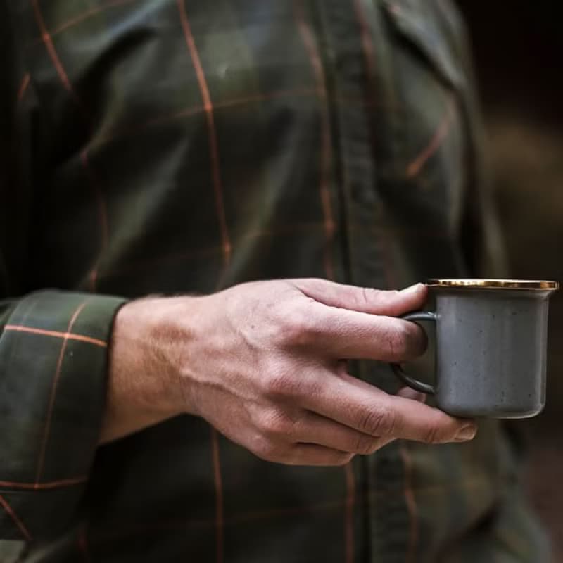 【兩入一組】Barebones 迷你琺瑯杯組 CKW-375 / 石灰色 (4oz)